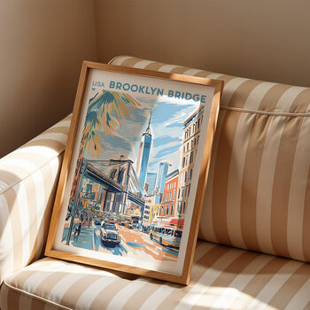 Brooklyn Bridge, New York City Poster, 10 of 11