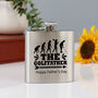 Golf Father Hip Flask, thumbnail 1 of 6