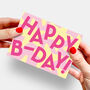 Vegan Father's Day Ok Text Iced Biscuits Letterbox Gift, thumbnail 8 of 11