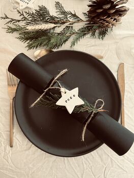 Personalised Clay Christmas Star Tag, 2 of 2