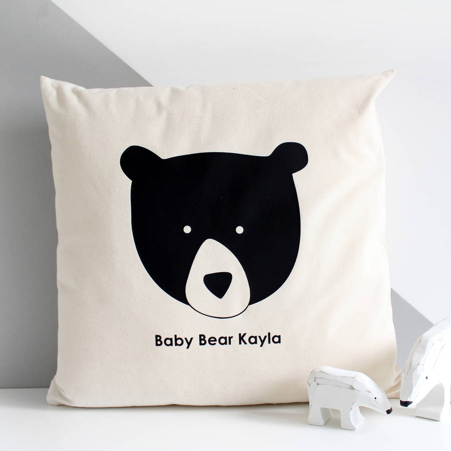 bear shaped cushion