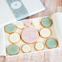 Personalised Hug In A Biscuit Box Of 12 Iced Biscuits, thumbnail 1 of 4
