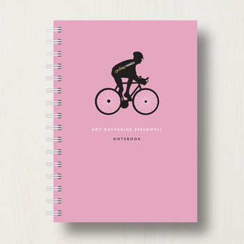 Personalised Cycling Lover's Journal Or Notebook, 10 of 10