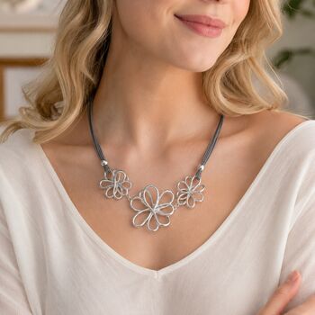 Wildflower Harmony Magnetic Fastening Necklace, 3 of 7