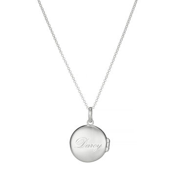 Personalised Sterling Silver Diamond Locket, 6 of 9