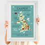 Personalised Keepsake Birth Print Born In The UK, thumbnail 1 of 6