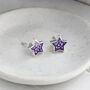 Memorial Ashes Star Stud Earrings, thumbnail 1 of 4