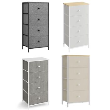 Chest Of Drawers Bedroom Fabric Drawers Storage Unit, 11 of 11