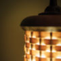 Small Rattan Weave Pendant Lamp, thumbnail 3 of 6