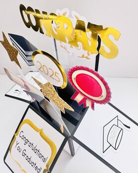 2025 Graduation Congratulations 3D Card, 6 of 7