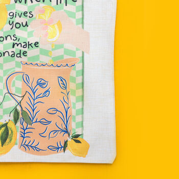 When Life Gives You Lemons Inspirational Tote Bag, 5 of 8