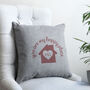 Personalised You Are My Happy Place Cushion, thumbnail 1 of 6