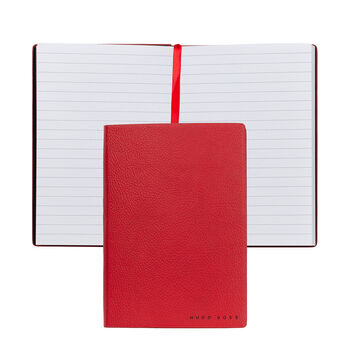 Personalised Hugo Boss Lined Notebook – Red A6, 3 of 6