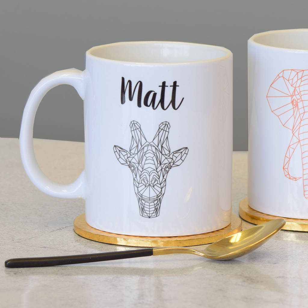 Mr Mrs Personalised Mugs Best Design Animal Mugs Set