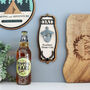 Wooden Wall Mounted Personalised Bottle Opener, thumbnail 3 of 7