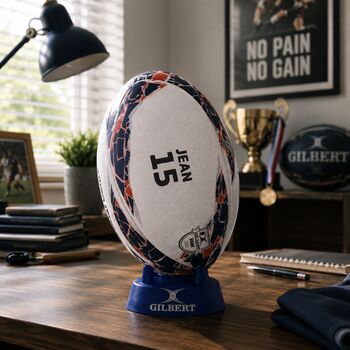 Personalised France Rugby Ball From Gilbert, 5 of 5