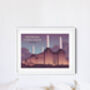 Battersea Power Station London Travel Poster Art Print, thumbnail 3 of 8