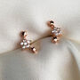 Sterling Silver Star Constellation Stud Earrings, thumbnail 4 of 7