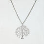 Large Sparkly Tree Pendant Necklace, thumbnail 1 of 5