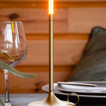 Wick Rechargeable Usb Table Lamp, 2 of 7