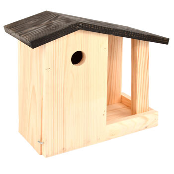 Traditional Style Great Tit Birdhouse And Feeding Table, 3 of 5