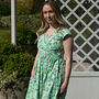 Women's Wrap Dress Spring Meadow, thumbnail 3 of 4
