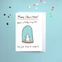 Snowglobe Christmas Card, thumbnail 1 of 2