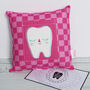 Checkerboard Tooth Fairy Cushion, thumbnail 5 of 12