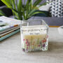 Personalised Teacher Scented Wildflower Candle, thumbnail 1 of 7