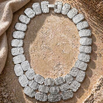 Roman Style Statement Sterling Silver Bracelet, 7 of 8