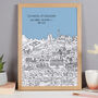 Personalised Leicester Graduation Gift Print, thumbnail 7 of 9