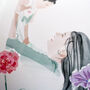 Birth Flower Mummy And Me Portrait, Unframed, thumbnail 5 of 6