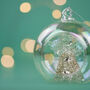 Personalised In Loving Memory Angel Glass Bauble, thumbnail 3 of 4