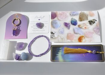 A Gift Of Calm Amethyst Crystal Letterbox Gift, 4 of 5