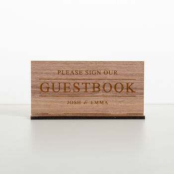 Personalised Alternative Wedding Initial Guest Book, 5 of 6