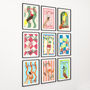 Vibrant Cocktail Wall Art Print Set, thumbnail 3 of 12