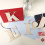 Personalised Initial Letter Valentines Card, thumbnail 11 of 12