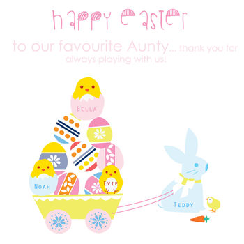 Happy Easter Family Greeting Card, 3 of 3