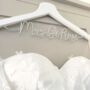 Personalised Wedding Dress Hanger – Bride Gift In Luxury Gift Box, thumbnail 2 of 8