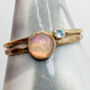 Gold Filled Opal Stacking Ring, thumbnail 5 of 5