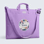 Personalised Flourish Design Kids Book Bag, thumbnail 8 of 9