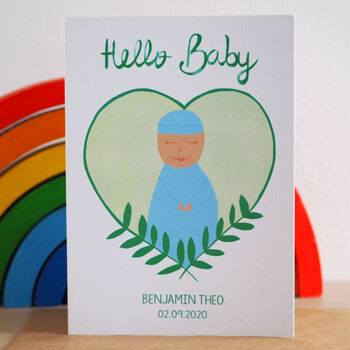 Personalised New Baby Boy Or Girl Card, 3 of 4