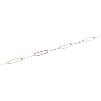 Sterling Silver Large Rectangular Chain Necklace, 7 of 12