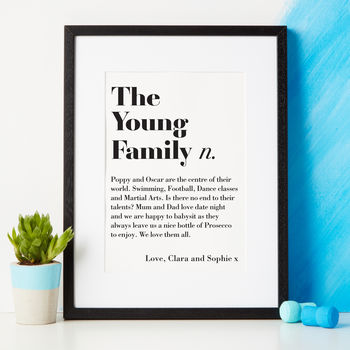 Family Definition Print, 3 of 4
