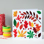 Autumn Leaves Greetings Card, thumbnail 7 of 8