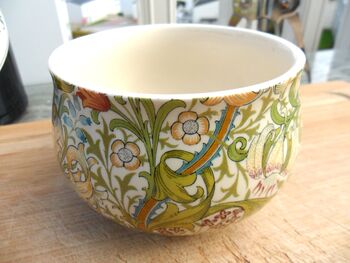 Open Sugar Bowl In William Morris Golden Lily Design, 2 of 8