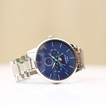 Men's Moonphase Watch With Your Own Handwriting By The Architect Watch ...