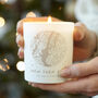 Personalised Travel Gift For Her Engraved Map Candle, thumbnail 2 of 11