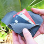 Personalised Recycled Cycling Wallet Three Colours, thumbnail 3 of 12