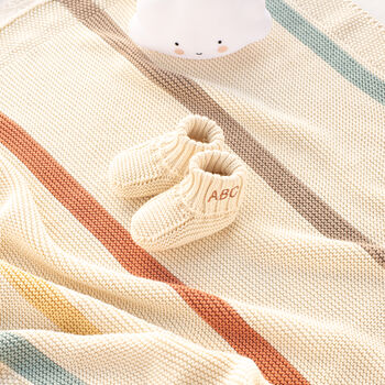 Luxury Cream Welcome Baby Knitted Essentials And Toy Gift Set, 10 of 12